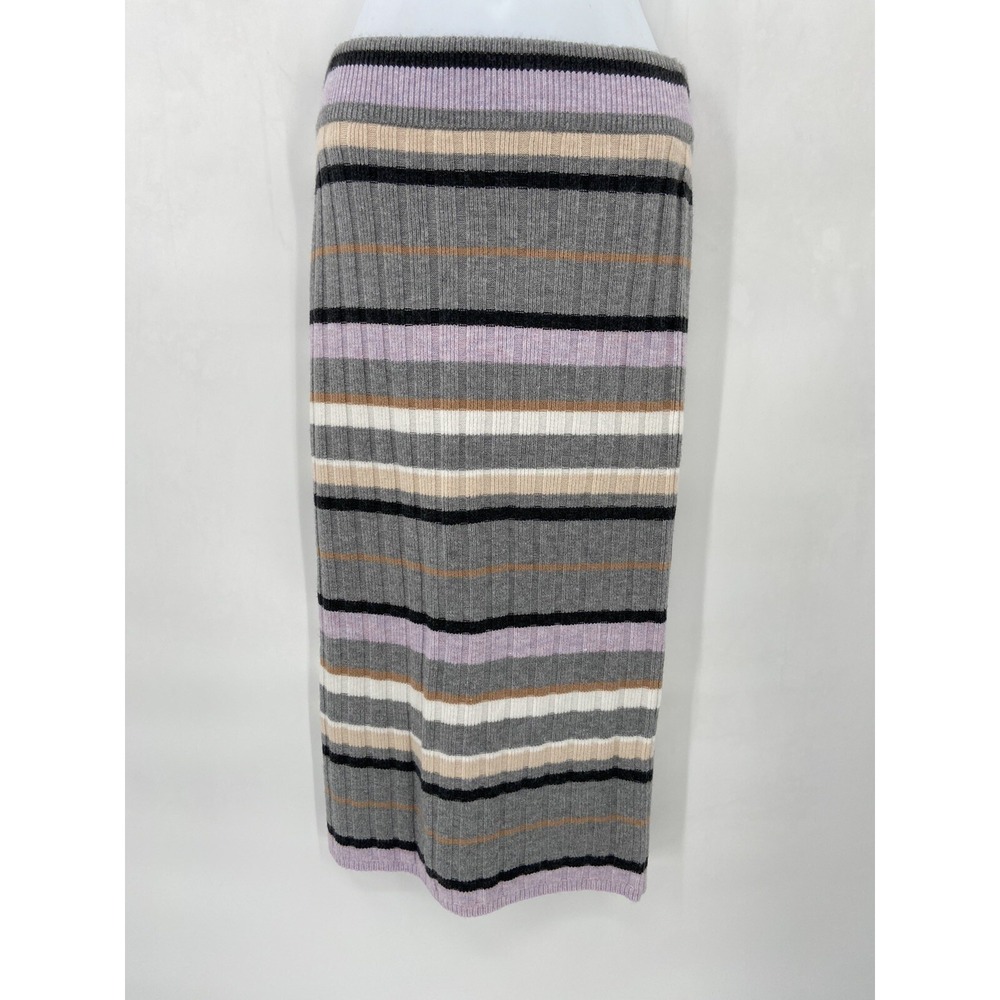 Ann Taylor‎ Petite Skirt Size Small Striped Multicolor